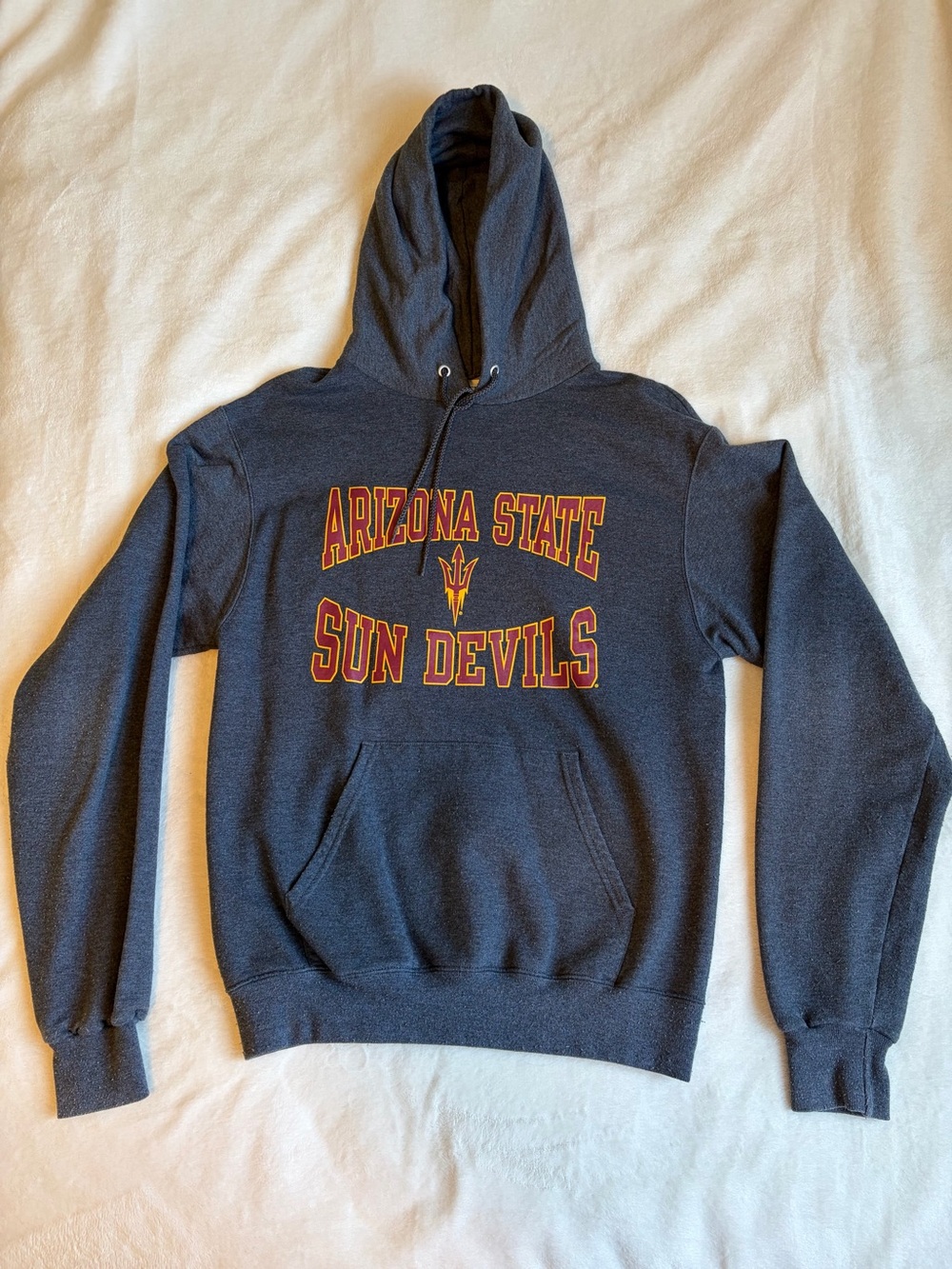 Arizona State University Sun Devils Gray Hoodie Sweatshirt